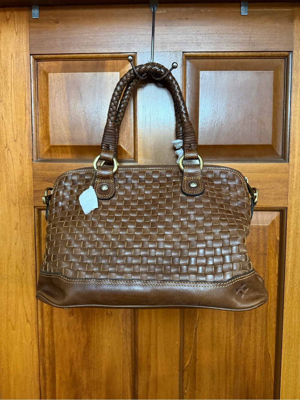 Patricia Nash Augusta Discovery Cognac Handbag NWT